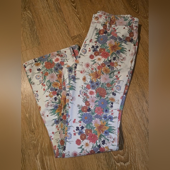 Wrangler Westward 626 Floral Print High Waist Bootcut Jeans - Women's size 29x32 - Picture 3 of 5